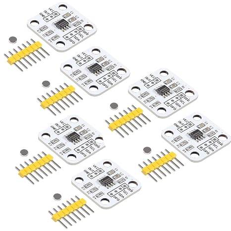 6PCS High Precision AS5600 Magnetic Encoder Magnetic Induction Angle Measurement Sensor Module 12bit (6)
