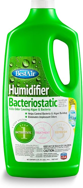 BestAir 3BT-PDQ-6 Original BT Humidifier Bacteriostatic Water Treatment, 32 fl oz, 6 Pack