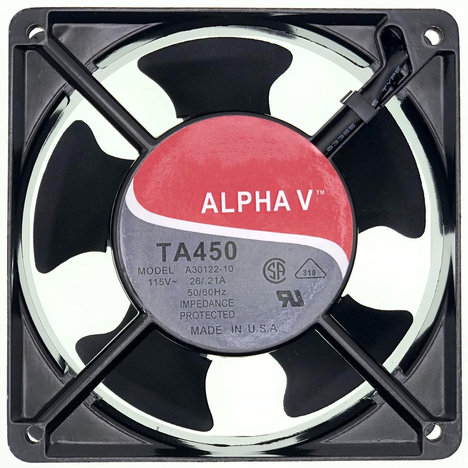 for NIDEC TA450 A30122-10 115V 0.260.21A 12038 Cooling Fan,120X120X38mm Cabinet Cooling Fan