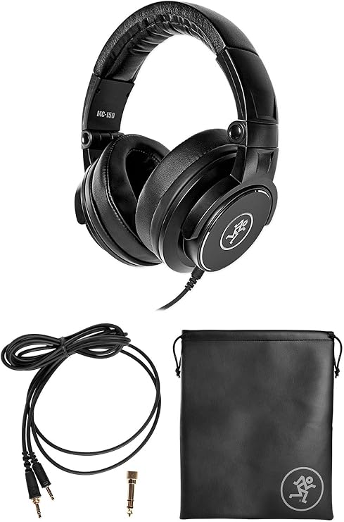 Mackie MC-150 Closed-Back Studio Headphones, Foldable