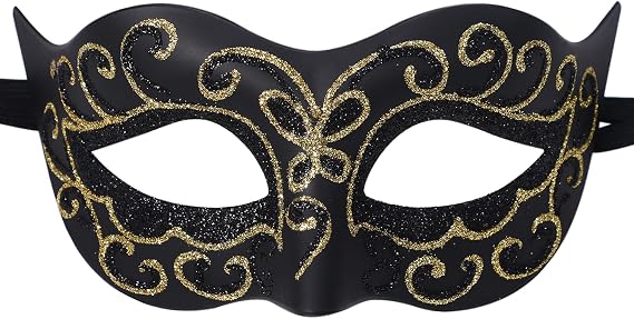 OIDEA Retro Venetian Masquerade Mask for Men: Vintage Carnival Venetian Mask Costume Cocktail Party Mardi Gras Mask