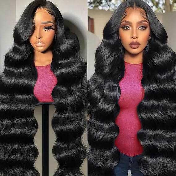 Front Human 180% Density HD Frontal Human Pre Bleached Knots 26 Inch