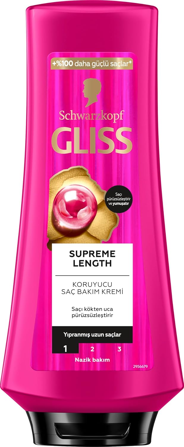 Gliss Schwarzkopf Supreme Length Conditioner 360 Ml 1 Pack