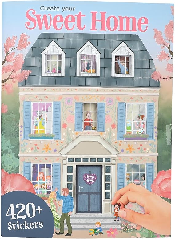 Depesche 13806 Create Your Sweet Home Sticker Book