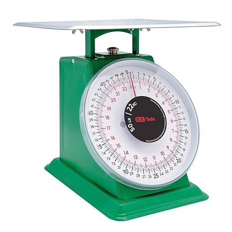 Tada 50lb Heavy Duty Mechanical Dial Kitchen and Food Scale