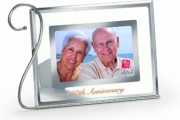 RUSS 50th Anniversary Glass Frame, 4 by 6-Inch