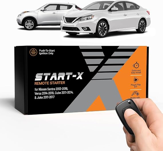 Start-X Car Remote Starter Kit for Select Nissan Sentra, Versa, Cube, Juke