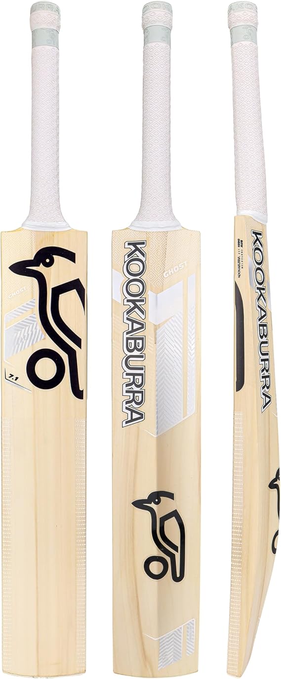 Kookaburra Ghost 7.1 Junior Cricket Bat - Size 5, White