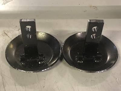 Set of Two Bolt On Floating Skid Shoes for 3-Point Tractor Mounted Grader Blades.