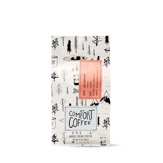 Mt Comfort Coffee Guatemala Medium Roast - Exceptional Arabica Beans from Guatemala, Medium Roasted for a Balanced Flavor - Premium Whole Bean Coffee Delight