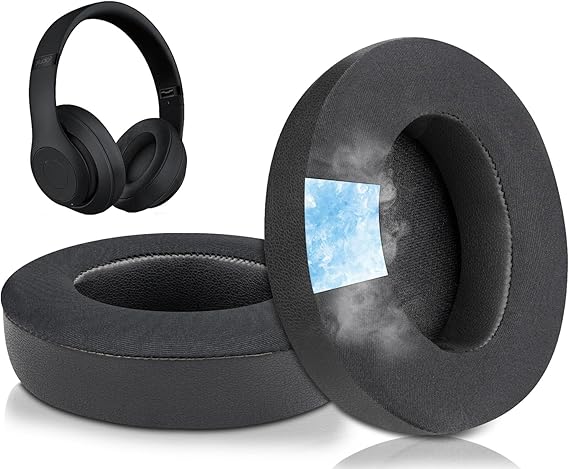 SoloWIT Cooling Earpads for Beats Studio 3 & Studio 2 - Black