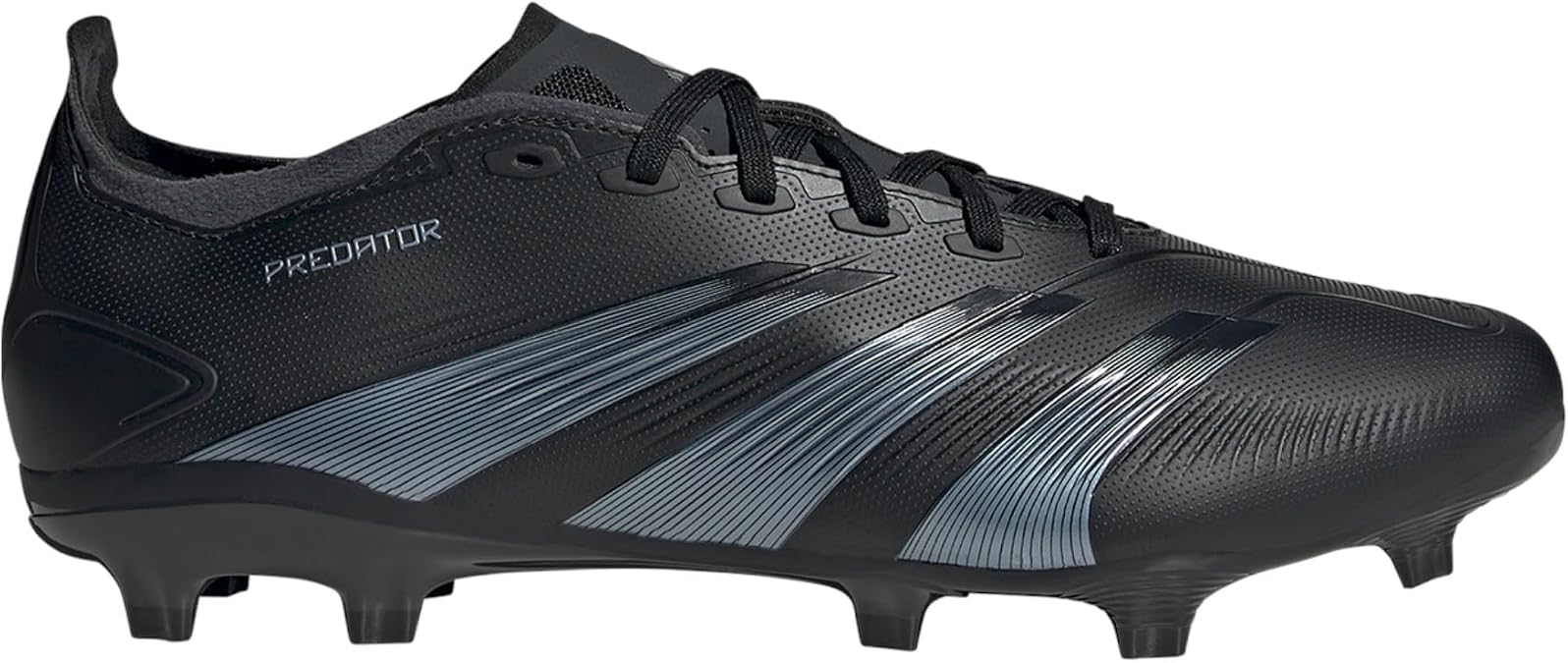adidas Unisex Predator League Firm Ground Football Boots, Core Black/Carbon/Core Black, 8 UK