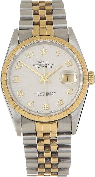 Pre-loved Two-Tone Computer Datejust 16233 36mm, White