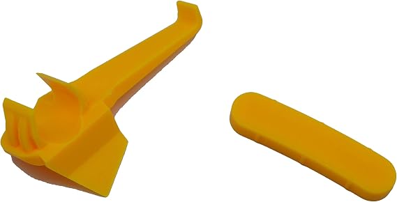 Tire Changer Plastic Insert, Tire Machine Guard, Wheel Rim Edge Protector for Mount Duck Head, Nylon Tyre Demount Fitting Head Part, 6 Front (Upper) + 6 Rear (Lower) Insert Kit / Pack, 1 Pack, 01YKL