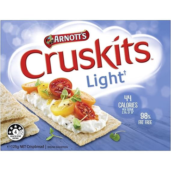 Arnotts Cruskits Crispbread 98% Fat Free 125gm