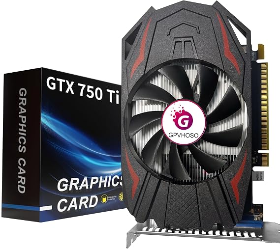 GPVHOSO GTX 750Ti 4GB Graphics Card GDDR5,