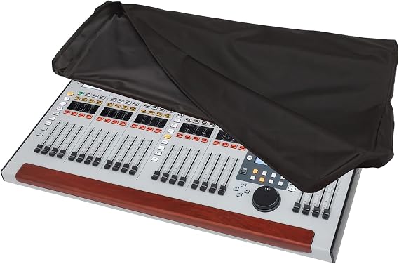 DigitalDeckCovers Dust Cover for BEHRINGER WING 48-Channel Mixer, Black | Water-Resistant, Anti-Static, Heavy-Duty Fabric, Premium
