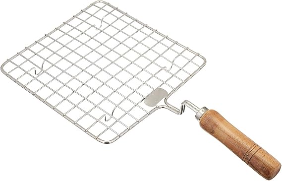 Sahishnu Online & Marketing Rectangle Roasting Net, Rectangle Roaster, Papad Roaster, Roasting Pan,Wire Roaster,Roasting Net, Roti Jari, Roti Grill, Papad Grill, Chapati Grill