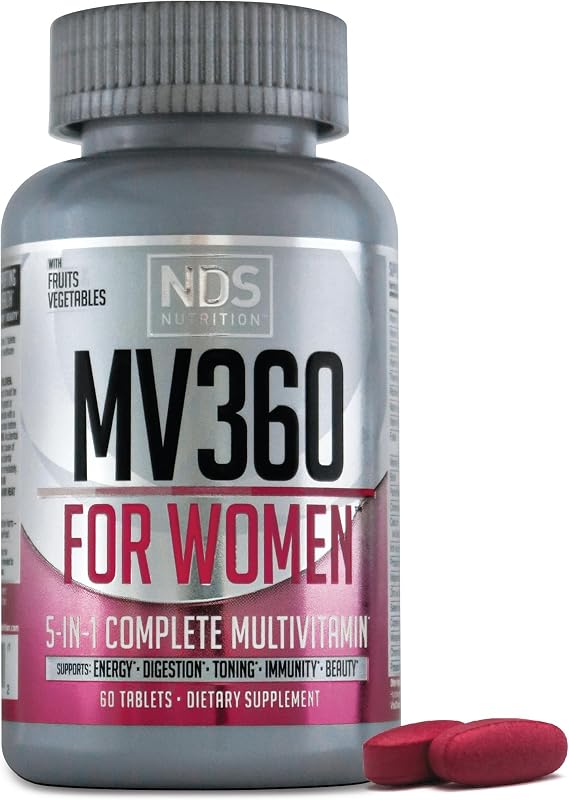 FitLife Brands Women's MV360 5-in-1 Complete Multivitamin - 60 Tablets