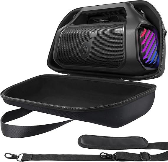 co2CREA for Soundcore Boom 2 Plus Outdoor Speaker Hard Protective Case