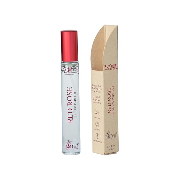 Nemat Red Rose Eau de Parfum Spray, 9 ml | Long Lasting Fragrance, Fine Mist Spray, Premium Quality, Everyday Wear, Pocket Friendly, Unisex Formula