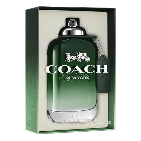 Coach - Green Eau de Toilette - Men's Fragrance - Fruity & Green - With notes of Kiwi, Rosemary Essence & Crystal Moss