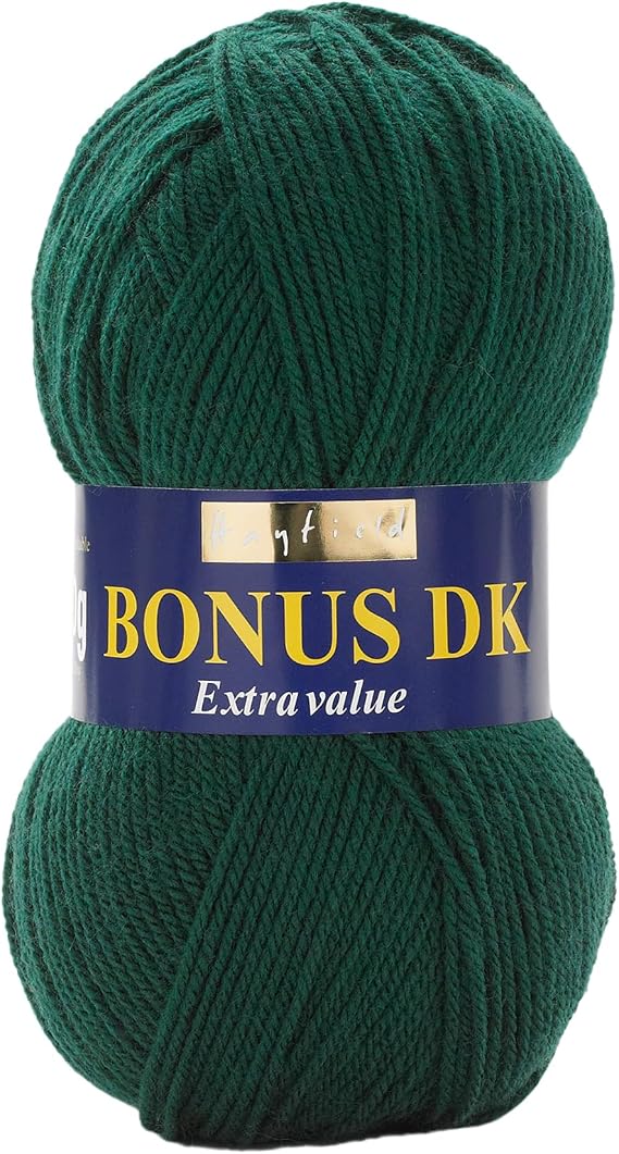 Sirdar Hayfield Bonus DK Double Knitting, Bottle Green (839), 100g