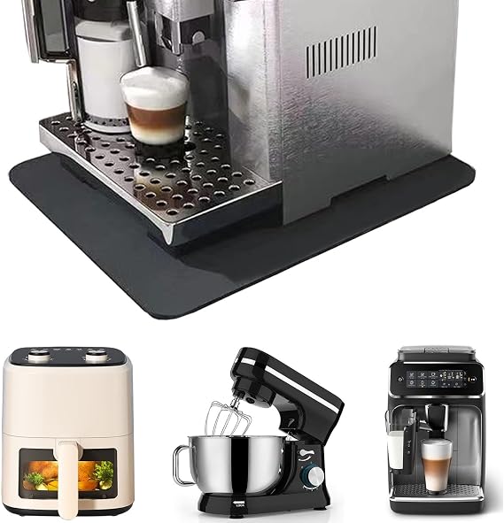 Kitchen Appliance Sliders 360 Degree Rotation Moving on Counter, Appliance Slider Cut to Fit, Mat for Kitchenaid Mixer with Kitchen Accessories,Appliance Mover for Espresso Machine, Food Processor