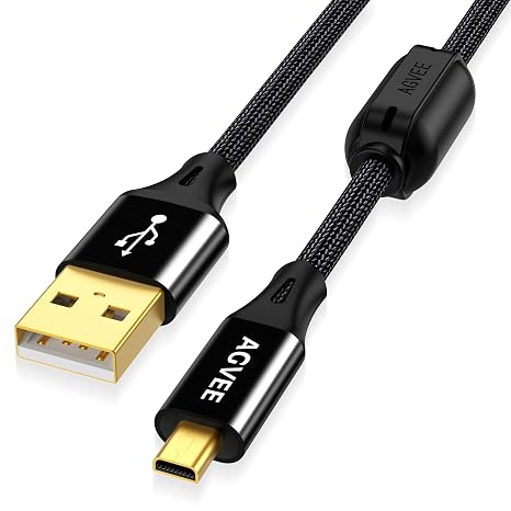 AGVEE 6.6ft USB Data Transfer Cable for Sony Cybershot Nikon Coolpix