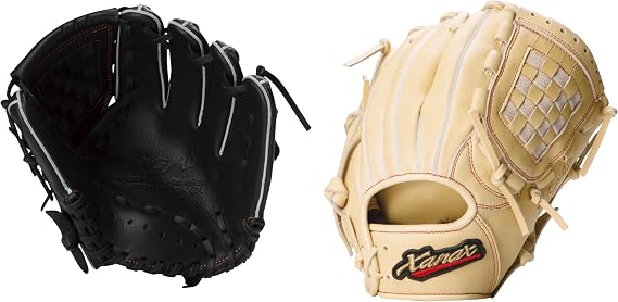 Xanax Baseball Soft Baseball Right Throw Soft Junior All-Round Glove Wing Air Cream Brown (C94) R (Right Throw) BJG24AS2W