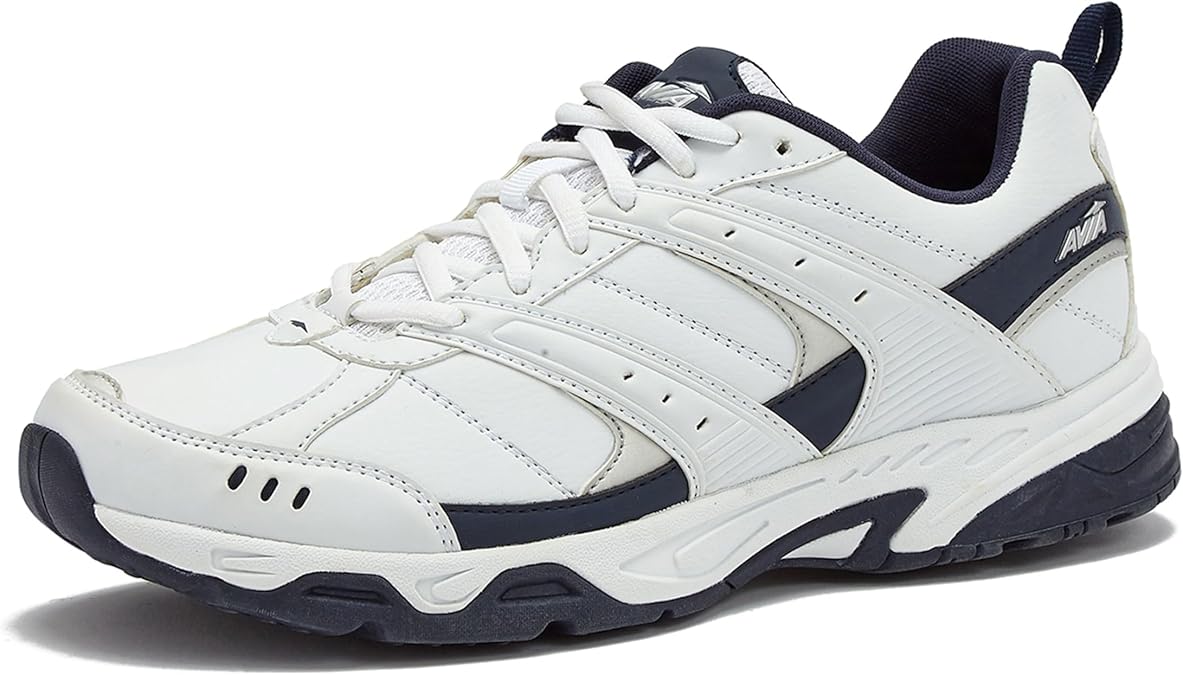 Avia Avi-Verge Mens Sneakers - Cross Trainer Mens Tennis Shoes, Pickleball or Walking Shoes for Men, Medium or Extra Wide Width Court Shoes