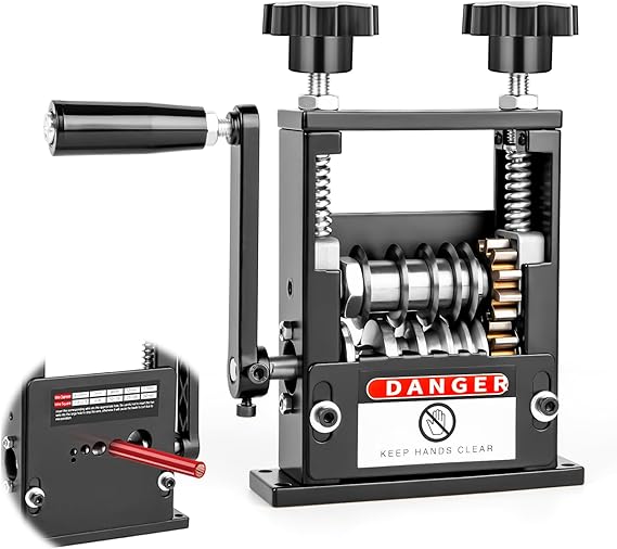 Cable Stripper Machine, Orifesio Manual Wire Stripper Machine with 6 Channel & 5 Blades, Copper Wire Stripping Machine for 3-17mm Cable, Electric Wire Stripper Tool Scrap Copper Cables Recycling