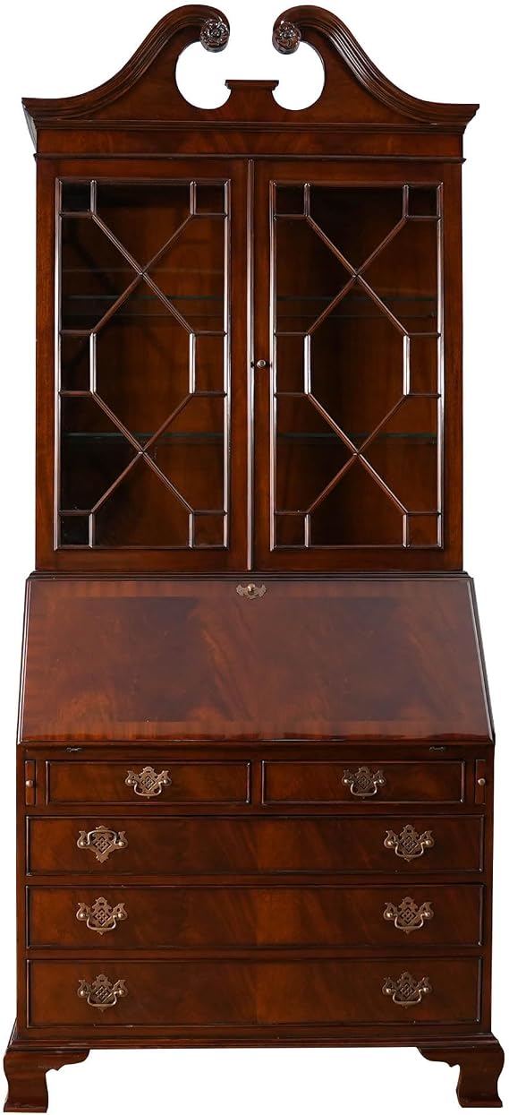 NOF004 Mahogany Secretary Desk