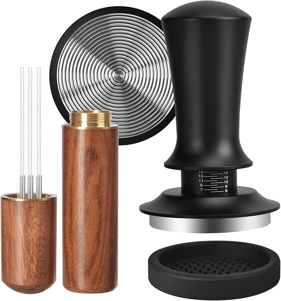 Kaffee Tamper Set 51mm Espresso Tamper Kaffeerührer Werkzeug Espresso