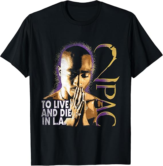 Official Tupac to Live and Die in LA T-Shirt