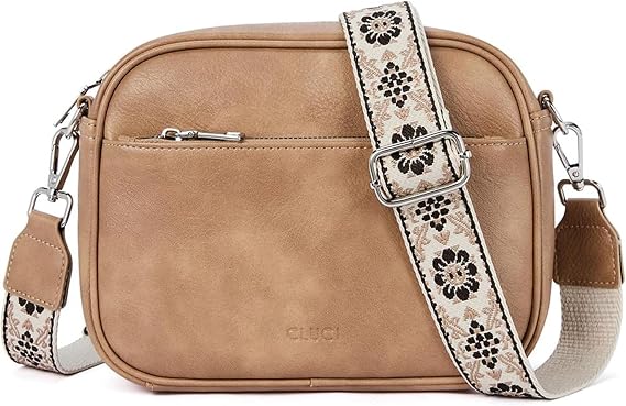 CLUCI Crossbody Bags for Women Crossbody Purses for Women Cross Body Bag Crossbody Purse with Adjustable Wide Strap