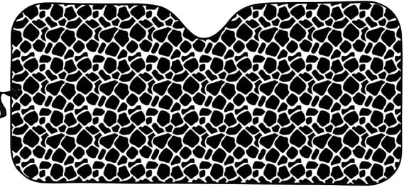 Leopard Windshield Sun Shade Universal Fit Car Sunshade-Keep Your Vehicle Cool. UV Sun and Heat Reflector