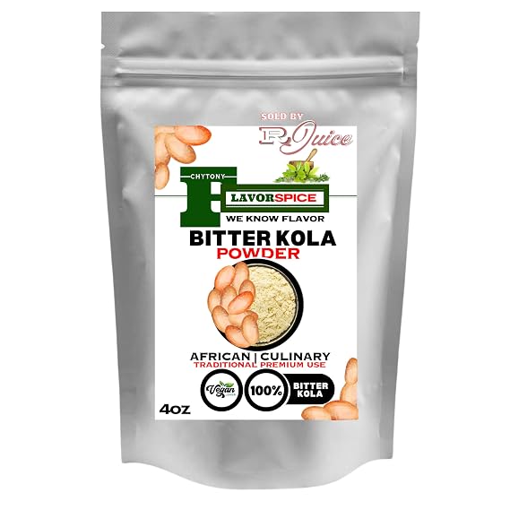Single ingredients | Traditional Premium African Bitter Kola Nut Powder 4oz | Powder for Culinary
