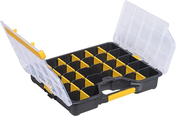 Allit 457420 Organizer boxEuroPlus Basic S37/6-20 with 6 compartments/20 dividers