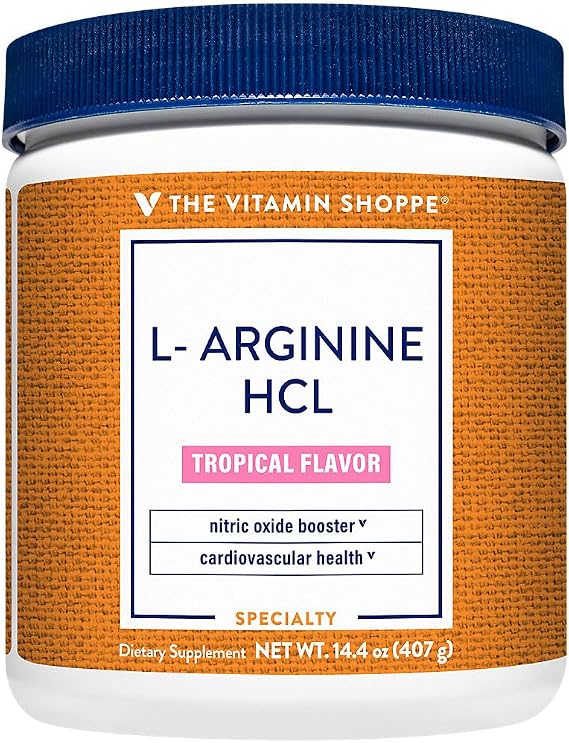 The Vitamin Shoppe L-Arginine - Nitric Oxide Production, Circulation & Exercise Performance Support