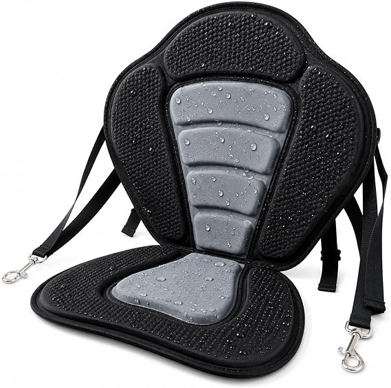 Kayak Seat Backrest for iROCKER All Around 2019–2026 Paddle Board EVA Foam Waterproof SUP Seat Cushion with Adjustable Straps Boat Outdoor Water Sports