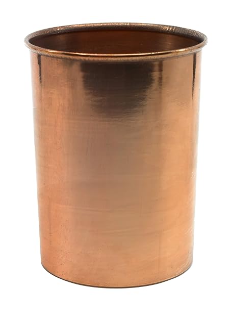 EISCO Copper Calorimeter, 4" x 2.75" - Rolled Rim & Parallel Sides - No Stirrer Included
