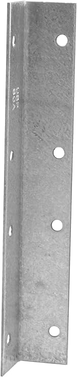 SCA10-TZ G185-Triple Zinc Galvanized Stair Case Angle, 10-Inch