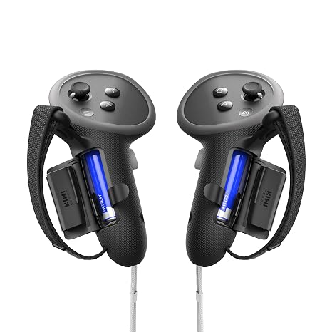 KIWI design Non-Slip Controller Grips with Battery Opening for Quest 3/3S