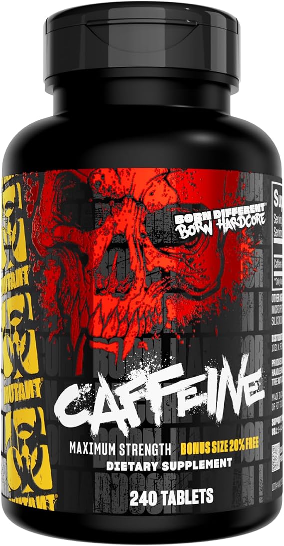 Mutant Caffeine, Maximum Strength, 200mg, 240 Tablets