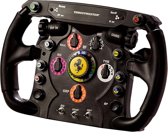 Thrustmaster F1 Wheel Add-On - Resmi Ferrari Lisanslı Replika Yarış Direksiyonu - PS5, PS4, Xbox Series X|S ve PC Uyumlu