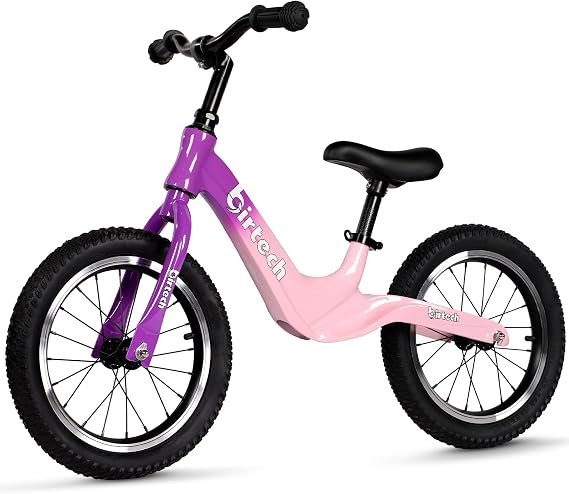 Hello-5ive 14" Kids Balance Bike for 3,4,5,6 Year Old Boys and Girls, Air Tires with Magnesium Alloy Frame, Lightweight No Pedal Toddler Training Bicycle | Air Tires