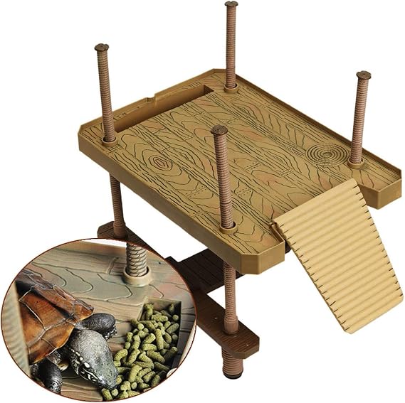 large turtle basking platform for aquatic turtles, Floating dock(SIZE:L)
