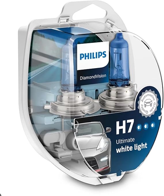 Philips H7 Diamond Vision Ultimate Parlak Beyaz Işık 5000k
