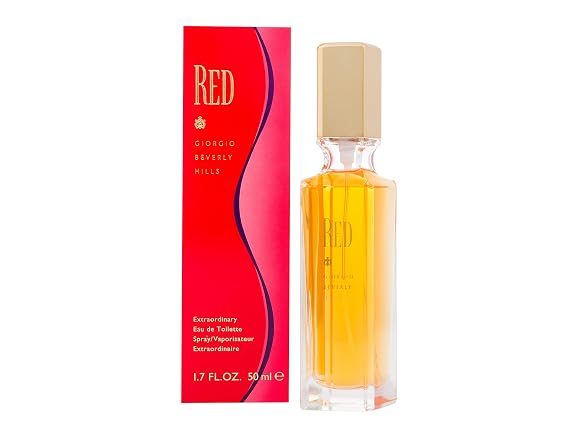 Giorgio Beverly Hills Red Eau de Toilette for Women, 1.7 fl oz | Women's eau de toilette. Perfume with a long-lasting signature scent for day-to-night wear.